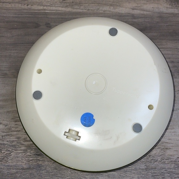 Tupperware Kitchen food Scale vintage green white pounds kgs 1970s 1980s rare - Picture 4 of 6